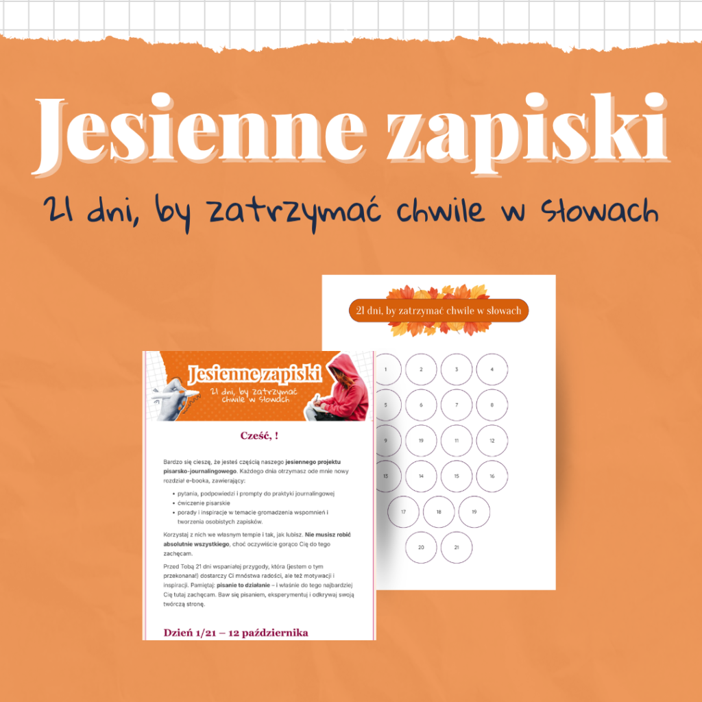 Jesienne zapiski. 21 dni, by zatrzymać chwile w słowach (e-book)