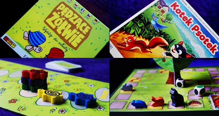 Pędzące Żółwie i Kotek Psotek – dwie wspaniałe gry rodzinne