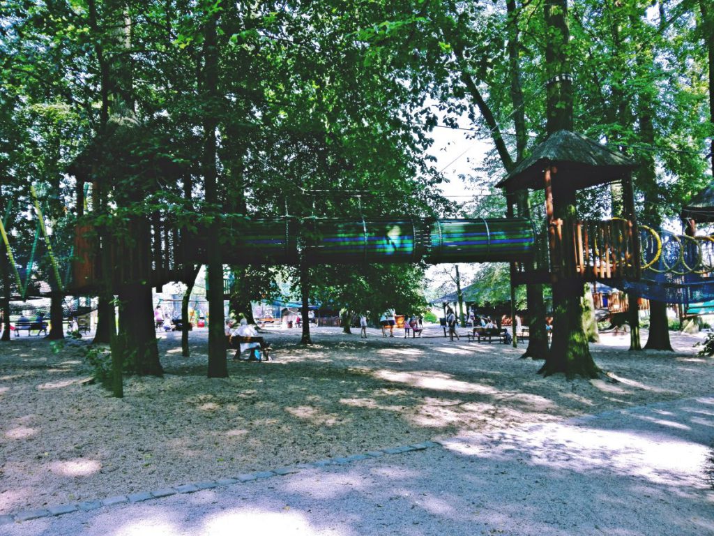 park linowy dla dzieci