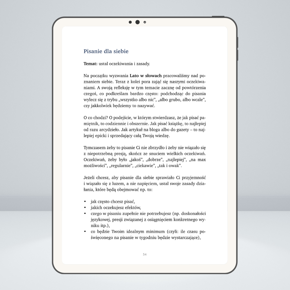 Lato w słowach. 21 dni pisania dla siebie (e-book) - obrazek 4